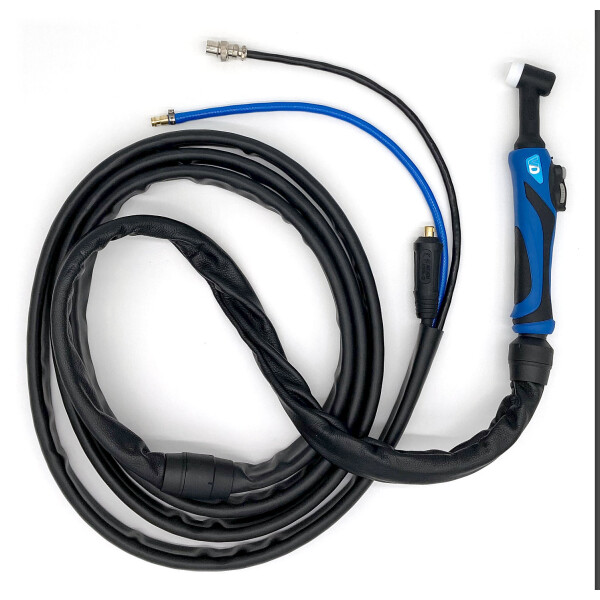 WeldingCity® WP-26 TIG Welding Torch – 200A, Gas-thru Dinse-rear, 12.5-Foot – US Seller
