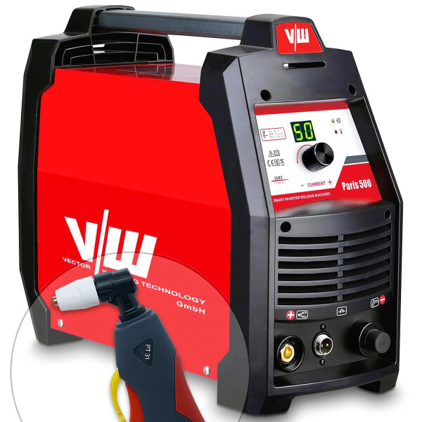 VECTOR Paris 500 PROFI PLASMA CUTTER  50 IGBT -HF Digital Inverter Air Cutting Machine