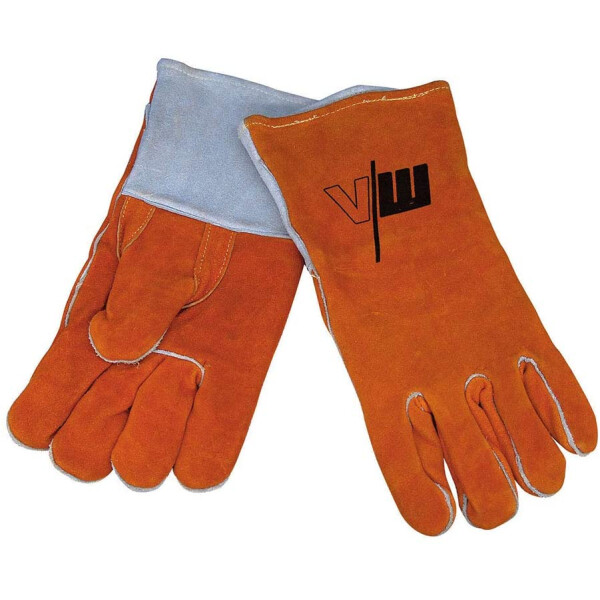 Protective Glove for Plasma Cutter Leather Glove, red Welding devices