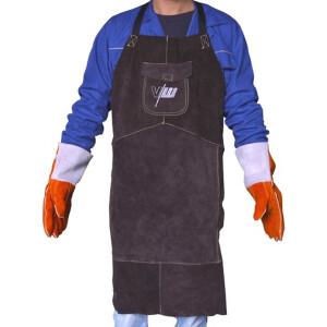 Welding apron Protective clothing Real leather TIG MIG...