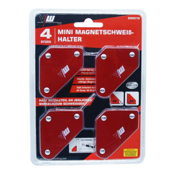 4 piezas/Set Mini E-Posicionador 9Lb Magnético ángulo fijo de Soldadura Soldadura loca E9P4