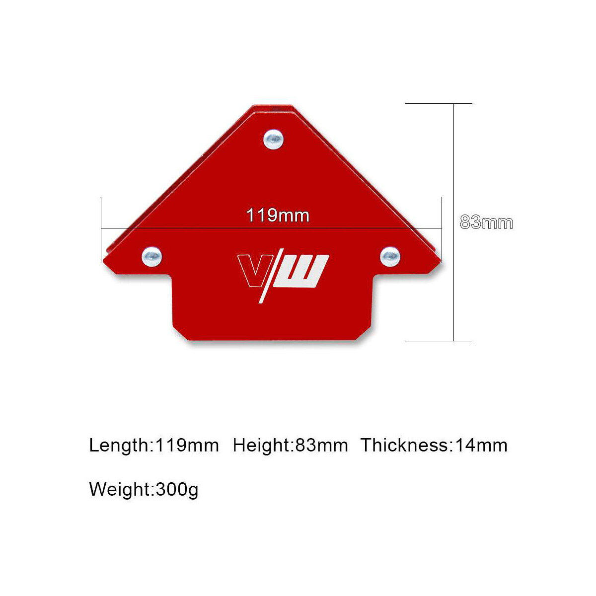 45° 90°135° 6 pcs/set Mini Steel Magnet design Triangles Magnetic Welding Positioner Set,9Lbs Fixed Angle For Household Factory Welding 