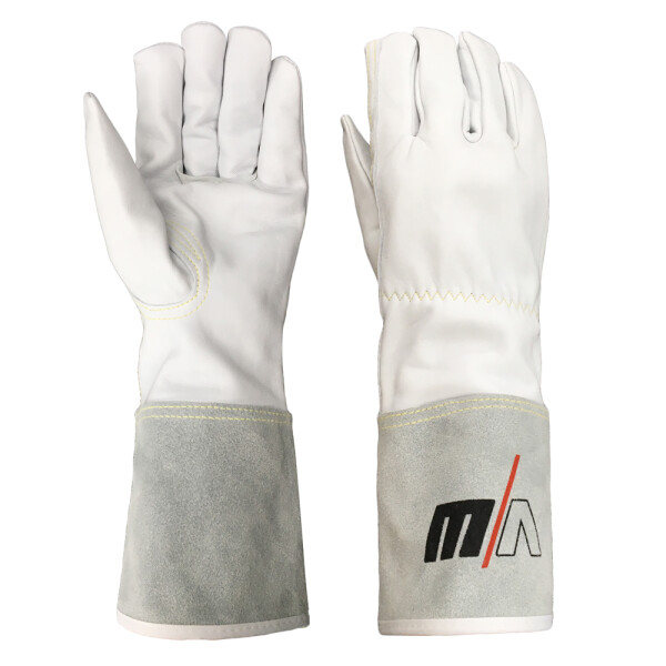 TIG, MIG/MAG, MMA guantes de soldadura cuero, resistente al calor