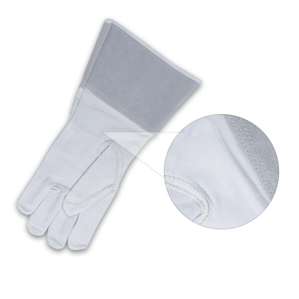 GUANTES DE CUERO PARA SOLDADOR DE 19" – T&V - Zinga Perú