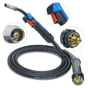 MIG MAG welding torch Euro Central MB-15 AK / MB-25 AK...