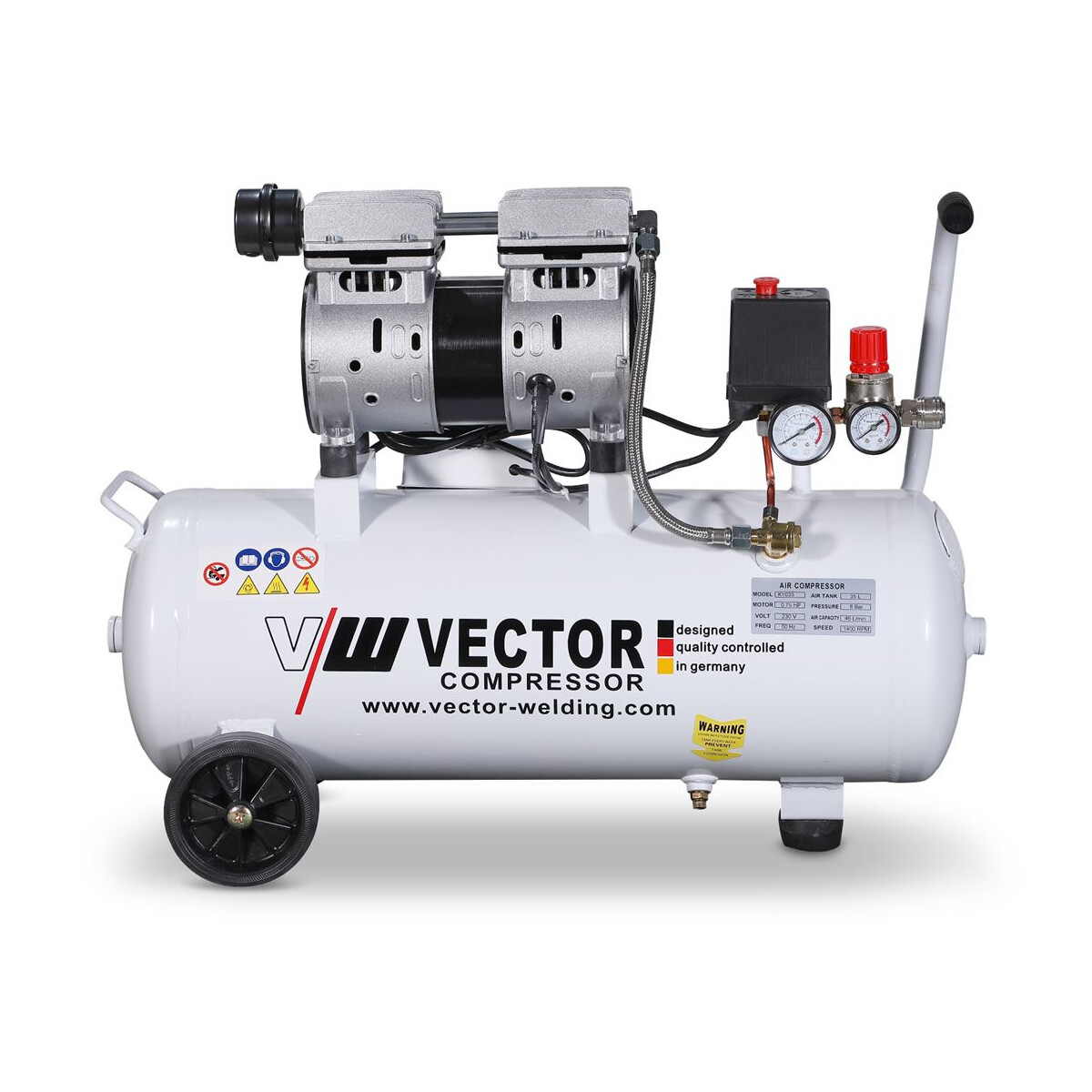 Air compressor K1035 Pro - 35 L 8 bar 46 L/min