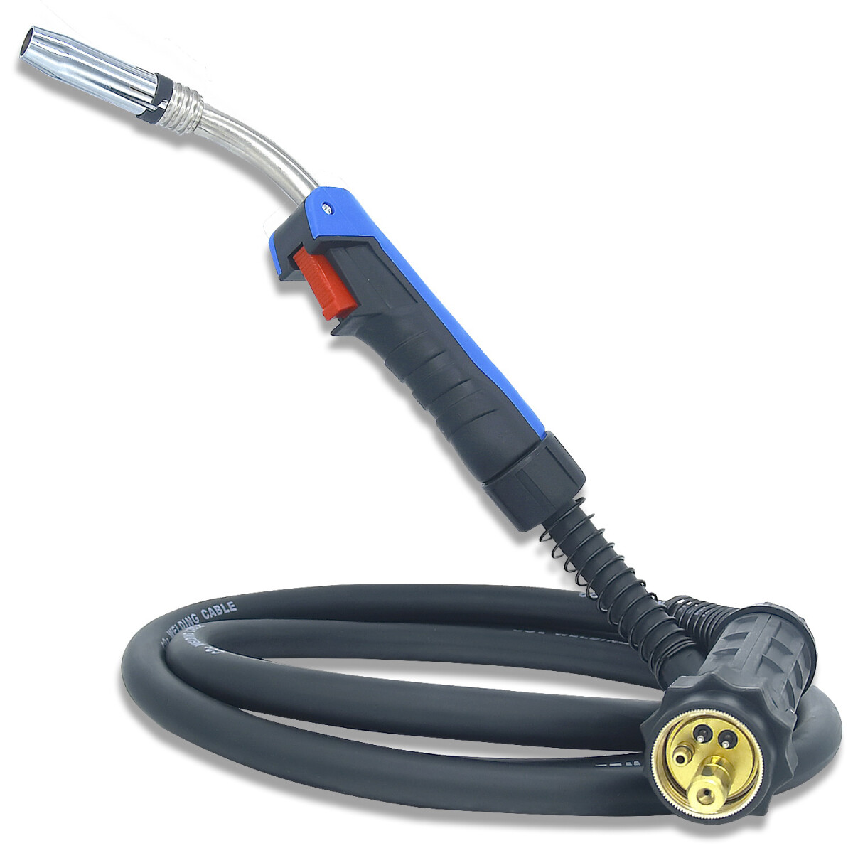 MIG Welding Torch MB25 Euro Standard Fitting Connector Flexible Cable 4 Metre 