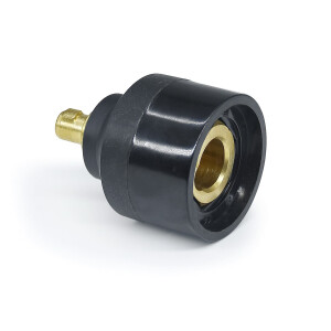 Adapter for welding cable plug 13mm to 9mm (13mm socket to 9mm mandrel)