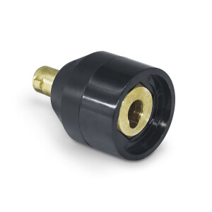 Adapter for welding cable plug 9mm to 13mm (9mm socket to 13mm mandrel)