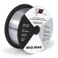 MIG MAG welding wire Cored wire E71T-GS | 1.0 /2x 1 kg / D100 roll | NoGas