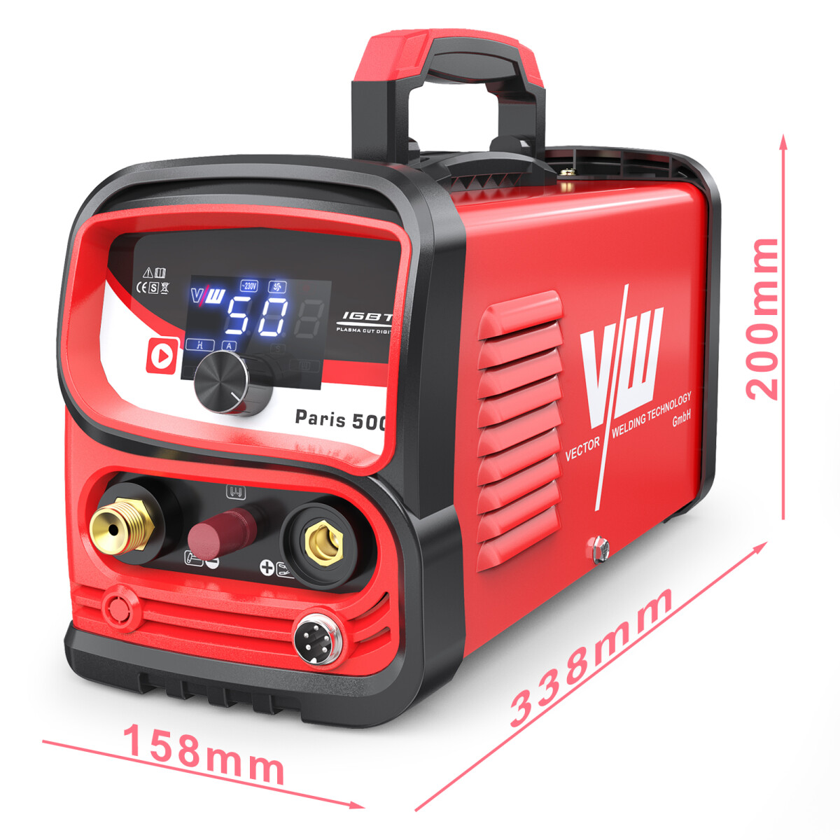 STAHLWERK Plasmaschneider CUT 50 Pilot IGBT - Vollausstattung