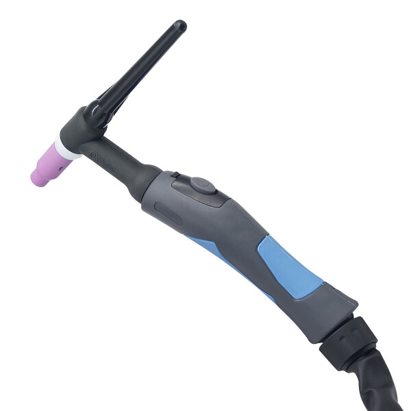 Welding torch TIG 200A, 5 pol. female, gas/electricity connection M16x1,5 | WP-26 4m