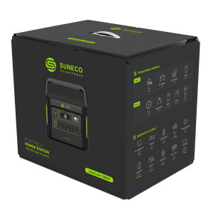 SolarCube | Stazione di alimentazione portatile 1000W, 896Wh | Potenza di picco 2000W