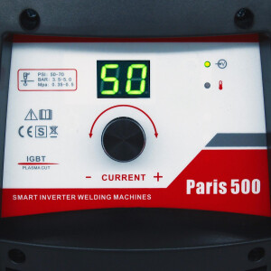 Plasma cutter SET 50A welding helmet welding gloves accessories | Paris 500