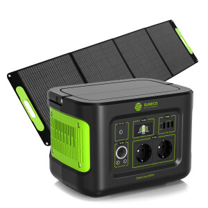 600W Powerstation with Solar Panel | Portable SolarCube...