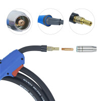 MB15 3M or 4M MIG WELDING TORCH EURO FITTING LANCE C/W MINI MIG CONVERSION KIT 