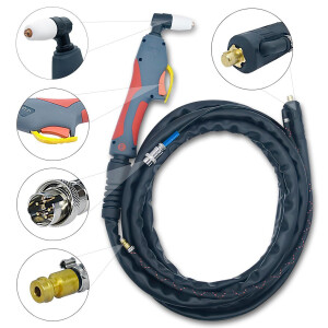 Schweißgerät SET DC WIG 200A mit Plasmaschneider 50A, Automatikhelm, Druckminderer & Zubehör | Berlin 2400