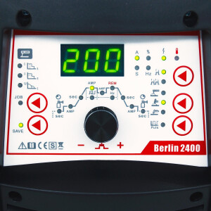 Schweißgerät SET DC WIG 200A mit Plasmaschneider 50A, Automatikhelm, Druckminderer & Zubehör | Berlin 2400