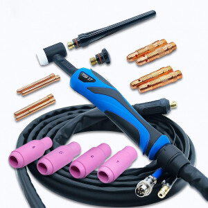 Schweißgerät SET DC WIG 200A mit Plasmaschneider 50A, Automatikhelm, Druckminderer & Zubehör | Berlin 2400