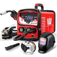MIG Combination Welder 200A Set, Flux-Cored Wire Welder (Gas-Free)