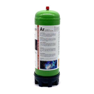 Argon 4.6 Einwegflasche 2,2 l 220 l Schutzgas für...