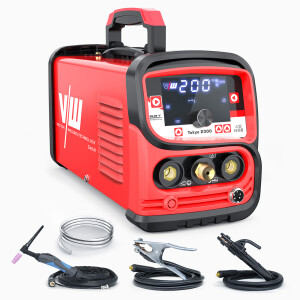 Schweißgerät Set mit Gas Tokyo 2300 DC WIG...