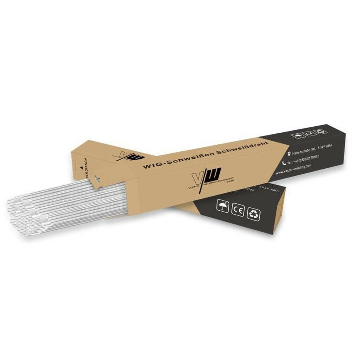 Alambre de soldadura TIG de aleación de aluminio AWS ER5356 AlMg