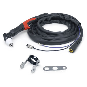 Antorcha de plasma 120 A, 8 m, rosca hembra M16/1,5 de 5 polos con encendido por piloto | P-80