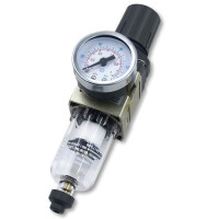 1/4" Druckminderer Druckluftregler mit Filter & Wasserabscheider Wartungseinheit 