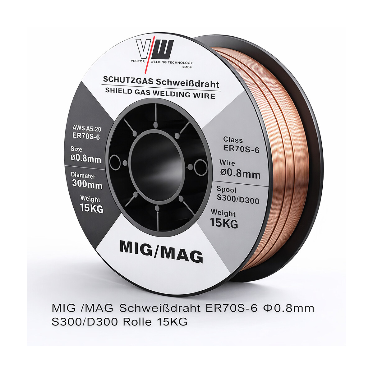 MIG MAG welding wire, cored wire, wire roll 0.6 / 0.8 / 1 | 5kg / 15kg